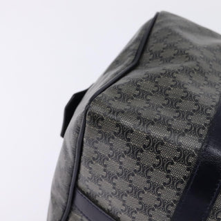 Celine Vintage Boston Bag Macadam Coated Canvas