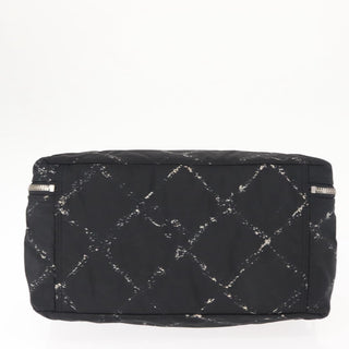 Chanel Travel Line Boston Bag Printed Nylon