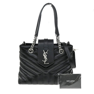 Saint Laurent Loulou Shoulder Bag Matelasse Chevron Leather