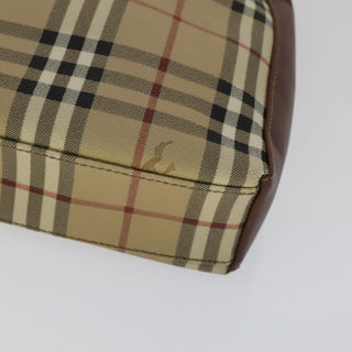 Burberry Shoulder Bag Haymarket Coated Canvas