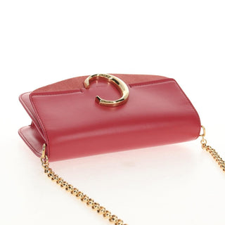 Chloe C Chain Clutch Leather