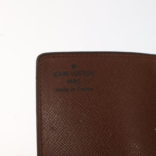 Louis Vuitton Porte Cartes Pression Card Case Monogram Canvas