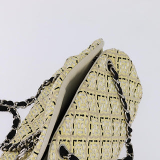 Chanel Just Mademoiselle Bag Woven Stitch Patent