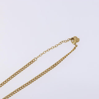 Christian Dior CD Pendant Necklace Gold-plated