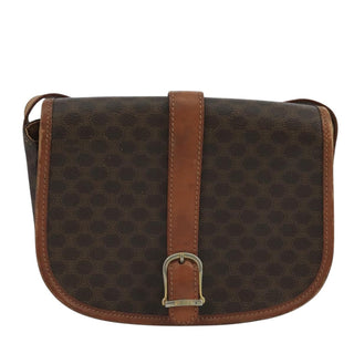 Celine Macadam Shoulder Bag PVC Leather