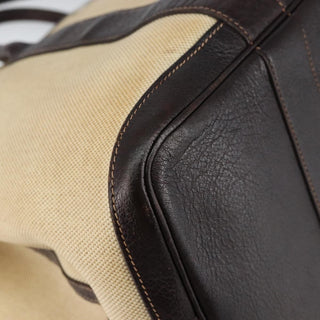 Hermes Garden Party Tote Canvas and Leather
