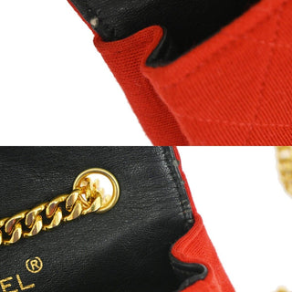 Chanel Vintage Clutch Pleated Leather