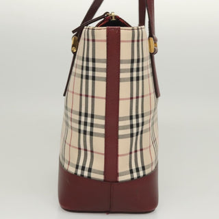 Burberry Nova Check Tote canvas check pattern