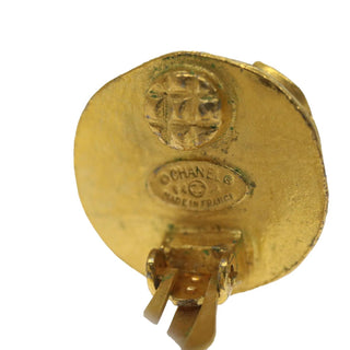 Chanel Vintage Triple cc earrings Metal