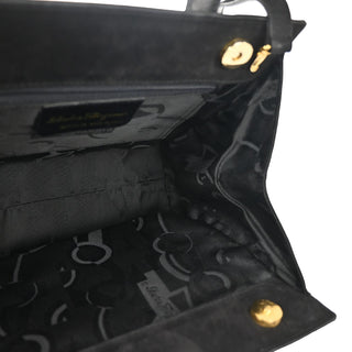 Salvatore Ferragamo Convertible Vara Bow Tote Suede