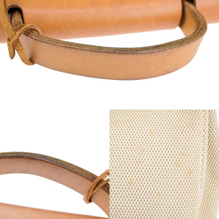 Hermes Herbag Zip Leather and Toile