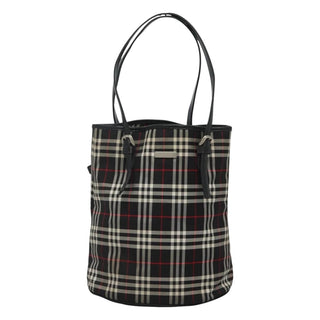 Burberry Nova Check Tote Nylon