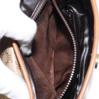 Celine Vintage Macadam Shoulder Bag Canvas