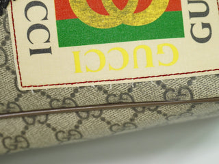 Gucci Courrier Convertible Soft Open Tote GG Coated Canvas with Applique