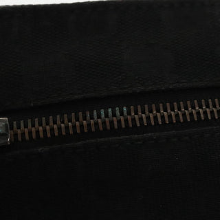 Gucci Vintage Double Belt Bag GG Canvas with Leather