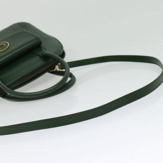 Celine Circle Logo Handbag Leather