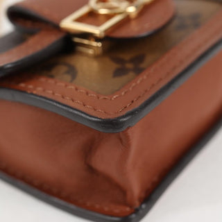 Louis Vuitton Dauphine Chain Wallet Reverse Monogram Canvas