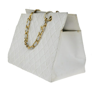 Chanel Vintage Grand Shopping Tote Quilted Calfskin