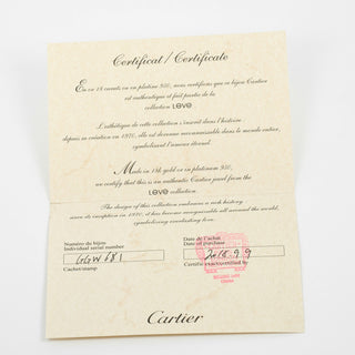 Cartier Love Interlocking Necklace 18K Rose Gold