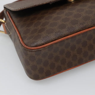Celine Vintage Macadam Shoulder Bag Canvas