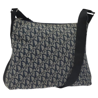 Christian Dior Vintage Trotter Messenger Bag Diorissimo Canvas