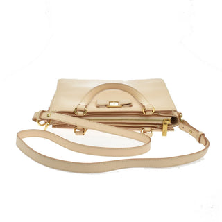 Salvatore Ferragamo Vara Bow Top Handle Convertible Tote Leather