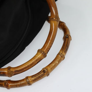 Gucci Vintage Bamboo Handle Tote Nylon