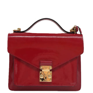 Louis Vuitton Monceau Handbag Vernis