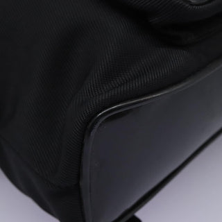 Gucci Vintage Bamboo Backpack Nylon and Patent Leather