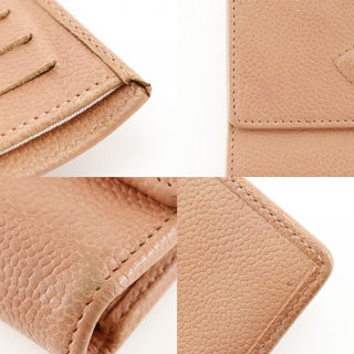 Chanel CC Trifold Flap Wallet Leather