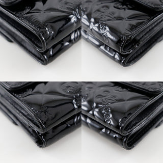 Chanel Bi-Fold Wallet Quilted Patent