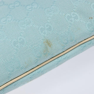 Gucci Vintage Zip Hobo GG Canvas and Patent