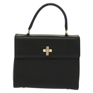 Celine Vintage Convertible Turnlock Top Handle Bag Leather