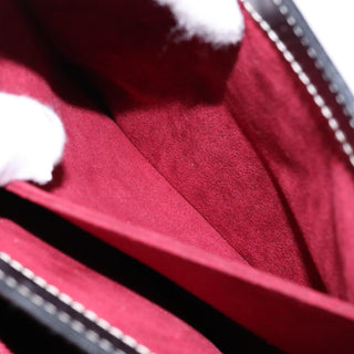 Salvatore Ferragamo Gancini Convertible Top Handle Bag Leather