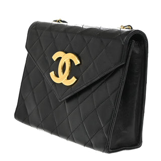 Chanel Vintage CC Mini chain Shoulder Bag Leather
