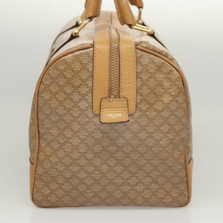 Celine Vintage Duffle Bag Macadam Coated Canvas