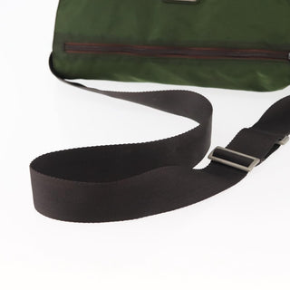 Prada Zip Buckle Messenger Bag Tessuto