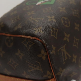 Louis Vuitton Speedy Bandouliere Bag Limited Edition Patches Monogram Canvas