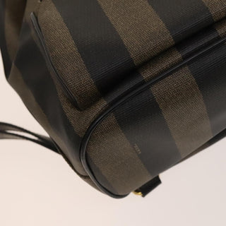 Fendi Pequin Front Pocket Backpack Coated Canvas