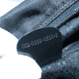 Gucci Bamboo Zip Pouch Nylon & Leather