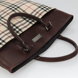 Burberry Nova Check Tote Nylon
