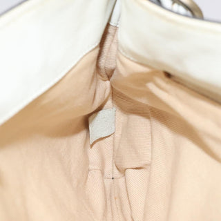 Chanel Vintage Olsen CC Chain Shoulder Bag Canvas and Leather