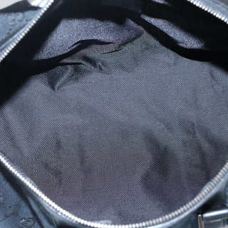 Gucci Vintage Zip Boston Bag GG Canvas