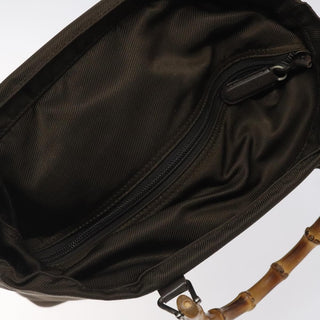Gucci Vintage Bamboo Handle Tote Nylon