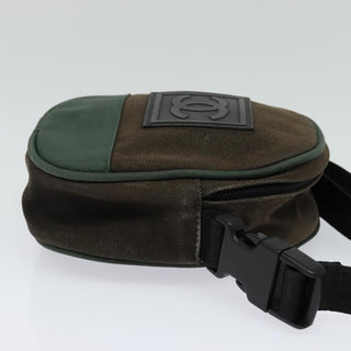 Chanel Sport Line Crossbody Bag Coated Canvas