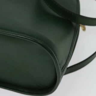 Celine Circle Logo Handbag Leather