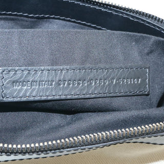 Balenciaga Navy Pochette Canvas and Leather