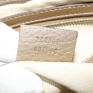 Gucci Bella Flap Shoulder Bag GG Canvas with Leather