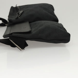 Gucci Vintage Double Belt Bag GG Denim