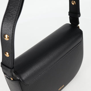 Versace Virtus Flap Messenger Bag Leather